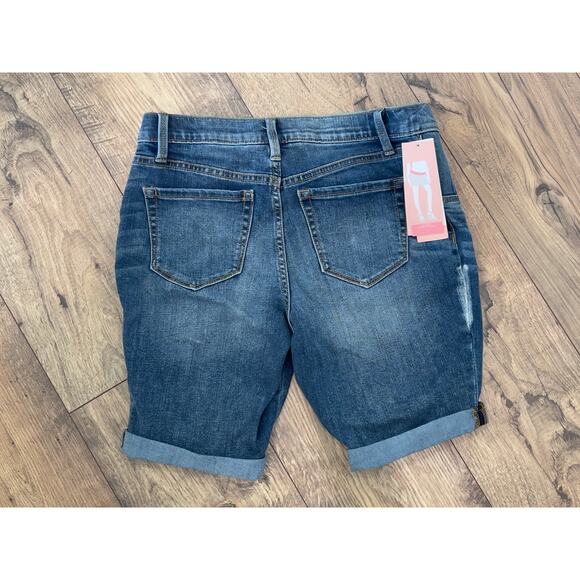 Liz Lange Maternity cuffed denim bermuda shorts size XS - Picture 7 of 7
